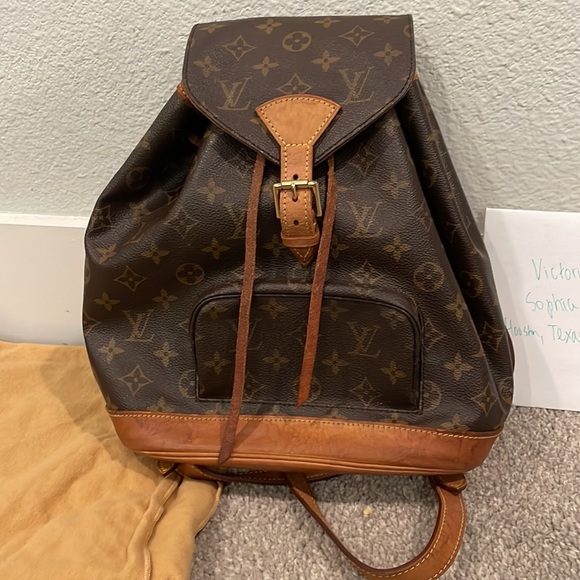 Louis Vuitton Montsouris MM backpack authentic - Picture 2 of 13